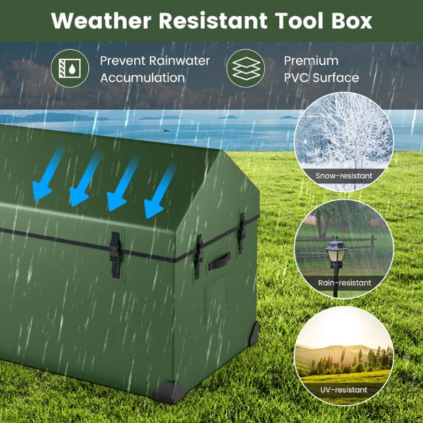 Waterproof Outdoor Storage Box | Ventilated Window | 658 L