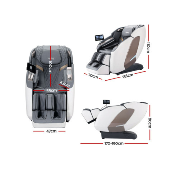 4D Electric Massage Chair | Heated Zero Gravity | 150Kg Weight Capacity